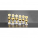 Pokal Serie Gold-Schwarz H: 208 mm