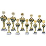 Pokal go-blau H305mm Varia