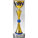Pokal gold-blau H. 350mm Amy