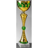 Pokal gold-grn H. 380mm Nils