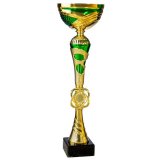 Pokal gold-grn H.375mm Pascal