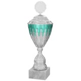 Pokal sil-trkis H.420mm Belle