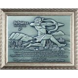 Relief aus Zinn 44x34cm