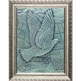 Relief aus Zinn 44x34cm