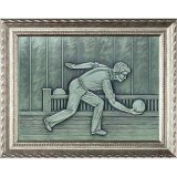 Relief aus Zinn 44x34cm