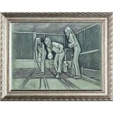 Relief aus Zinn 44x34cm