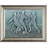 Relief aus Zinn 44x34cm