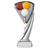 Resin Figur Billard 3er Serie incl.Gravur