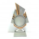 Resin Figur Silber-Gold Emblem 70mm 200 mm