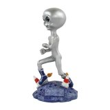 Resinfigur Alien Inlineskater 21 cm