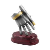 Resinfigur Billard Pool Queue mit Hand 120 mm