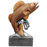 Resinfigur Fisch Zander 120mm