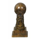 Resinfigur Fu�ball H�nde 180 mm