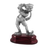 Resinfigur Golfer beim Abschlag 14,5 cm