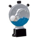 Resinfigur Schwimmen 200mm