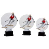 Resinfigur Skifahren 160mm