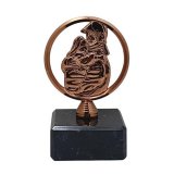 Ringst�nder Rettungsdienst Metall 125mm bronze