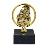 Ringst�nder Rettungsdienst Metall 125mm gold