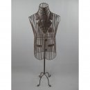 Schneiderpuppe Eisen rustikal rustikal braun H.140cm...