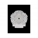 Schtzenabzeichen, 31 mm,  versilbert, mit Sicherheitsnadel