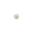 Schtzenabzeichen,10 mm vergoldet, mit langer Nadel
