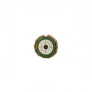 Schtzenabzeichen19 mm, bronzefarbig, mit langer Nadel