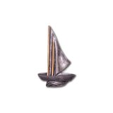 Segelboot Dekor 9x5,5cm