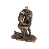 Skulptur Geborgenheit Gehockt 15 cm