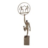 Skulptur Stark durch Zusammenarbeit 36 cm inkl. Gravur