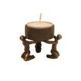 Skulptur / Teelicht Mit vereinter Kraft 5 cm