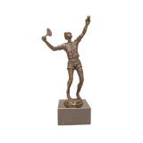 Skulptur Tennisspieler 25 cm inkl. Gravur