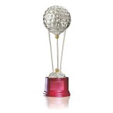 Troph�e Golfball H=42cm D=13cm
