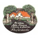 Trschild Klassik Art Haus gro 26x22 cm mit Klingelknopf