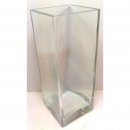 Vase Glas 30x12x12 cm incl.einer