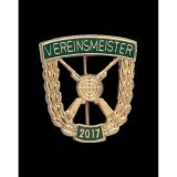 Vereinsmeisterabzeichen 29 mm, vergoldet, mit...
