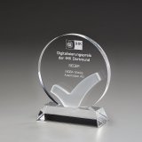 Well-Done Kristallglas Award 175mm inkl. Gravur