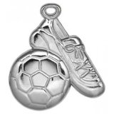 Zamak-Medaille Fußball 53x50mm silber 35 Gramm,...