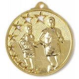 Zamak-Medaille Leichtathletik Ø45mm gold 18 Gramm