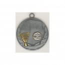 Zamakl-Medaille Fuball silber