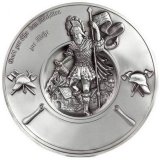 Zinnteller Feuerwehr Sankt Florian  24cm inkl. Gravur