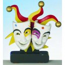 Figur Zwei Karnevalsmasken H=20cm inkl. Gravur