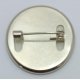 Anstecker  26mm silber 25mm Emblem nach Ihrer Vorlage Sicherheitsnadel rückseitig