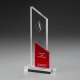 Clear Fire Peak Acryl-Award 275mm inkl. Gravur