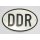DDR-Schild Oval original DDR neu 175X115 mm