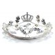 Diadem,  versilbert,