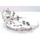 Diadem,  versilbert,