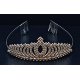 Diadem versilbert  12,5 x 4,92 cm