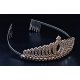 Diadem versilbert  12,5 x 4,92 cm