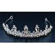  Diadem versilbert  14 x 5,51 cm H=3,5cm