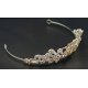 Diadem versilbert  14 x 5,51 cm